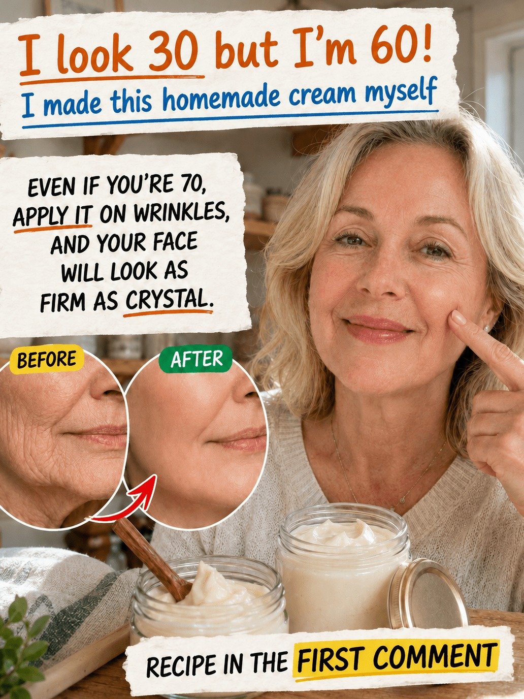 STOP Wasting Money! This Viral 3-Ingredient Cream Zaps Wrinkles & Fades Dark Spots Naturally