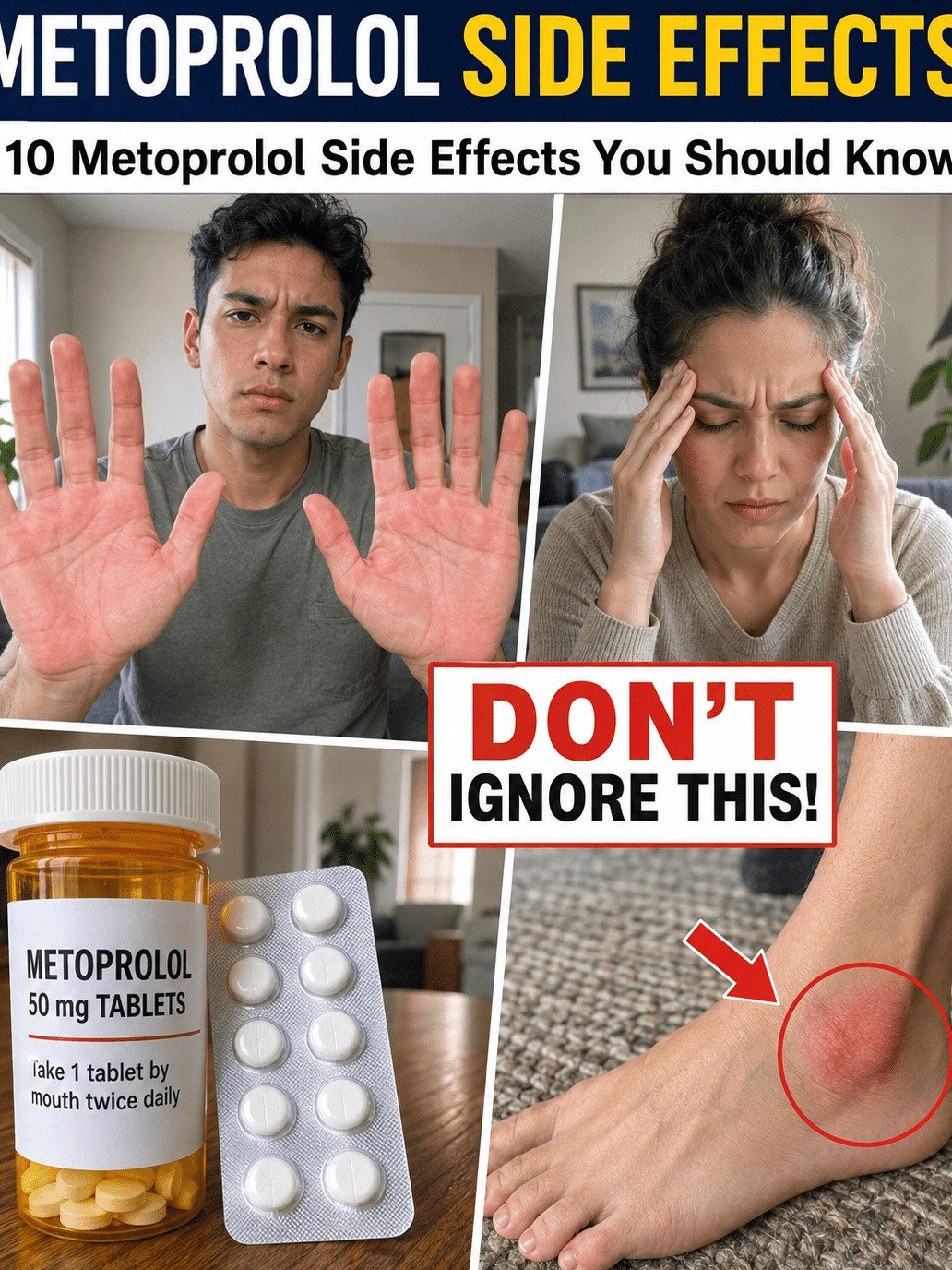 Warning: 10 Metoprolol Side Effects That Could Change Your Life (The Last One Is CRITICAL!)