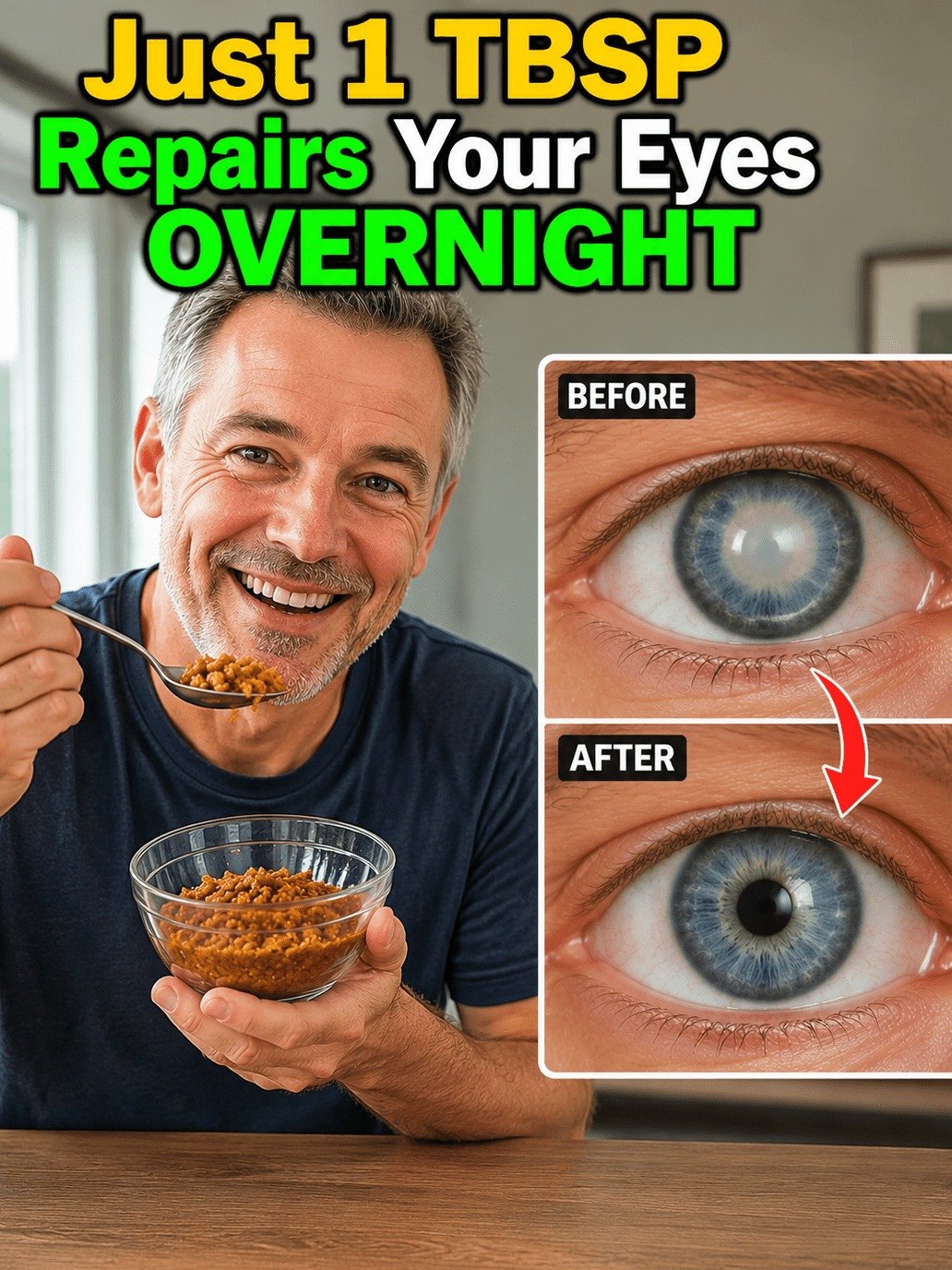 Warning: Your Eyesight and Brain Are Aging! Just 1 Tablespoon of THIS Could Be Your Secret Weapon