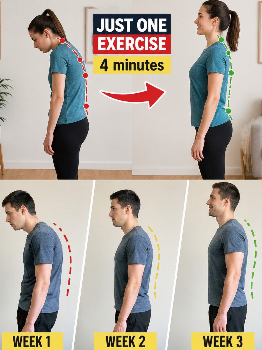 Revealed: The 4-Minute Daily Routine Japanese Seniors Use to REVERSE Forward Head Posture After 60