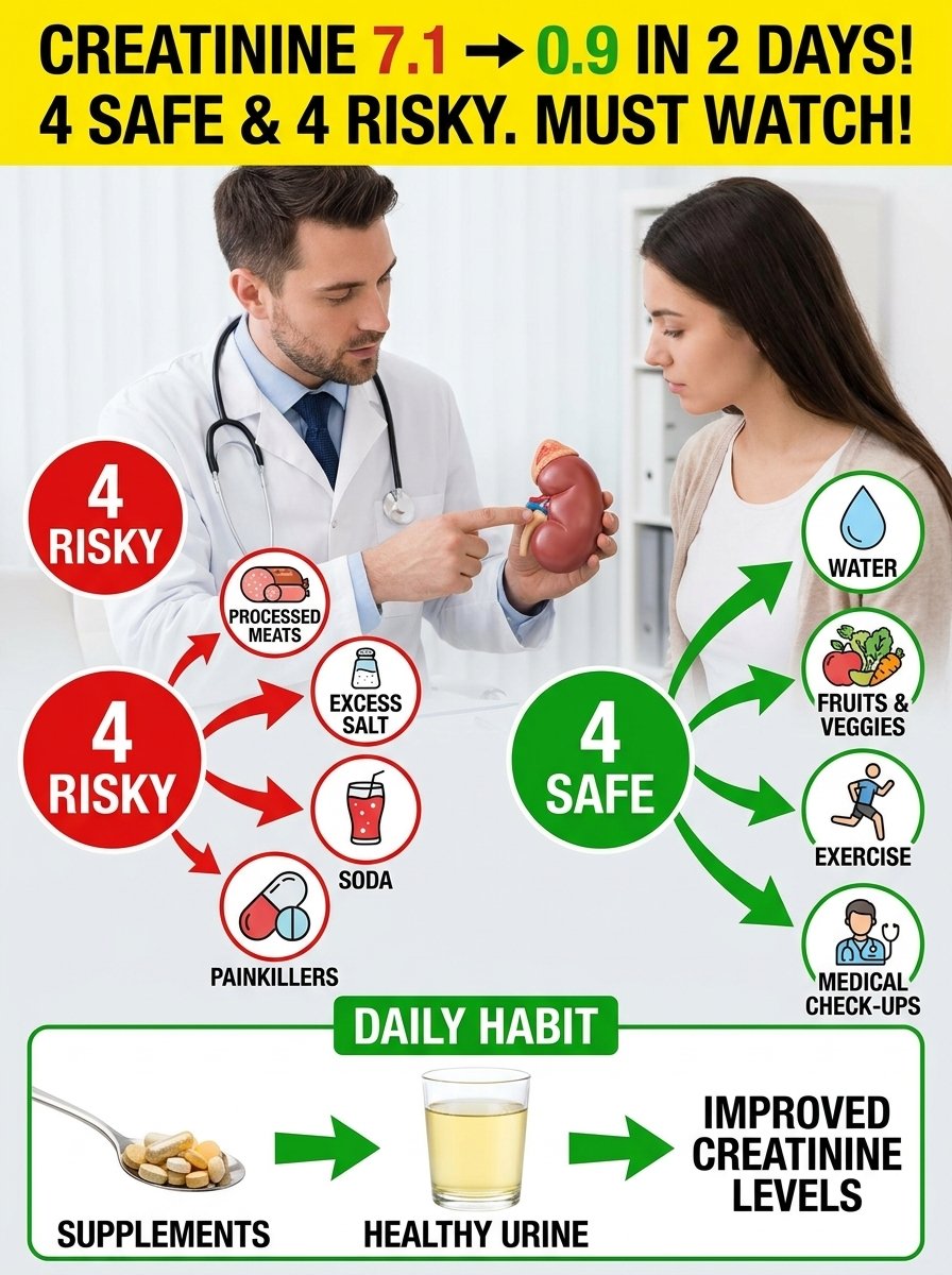 Heard About Rapid Creatinine Drops? Here's the REAL Scoop: 4 Kidney-Boosting Fats You NEED and 4 to AVOID Today!