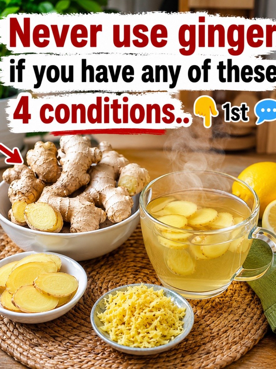 The Shocking Truth About Ginger: 4 Conditions Where This 'Superfood' Could Be DANGEROUS for Your Health!