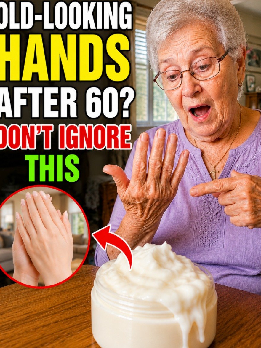 Wrinkled Hands After 60? This 3-Step Routine Is The Secret To Making Them Look 10 Years Younger!