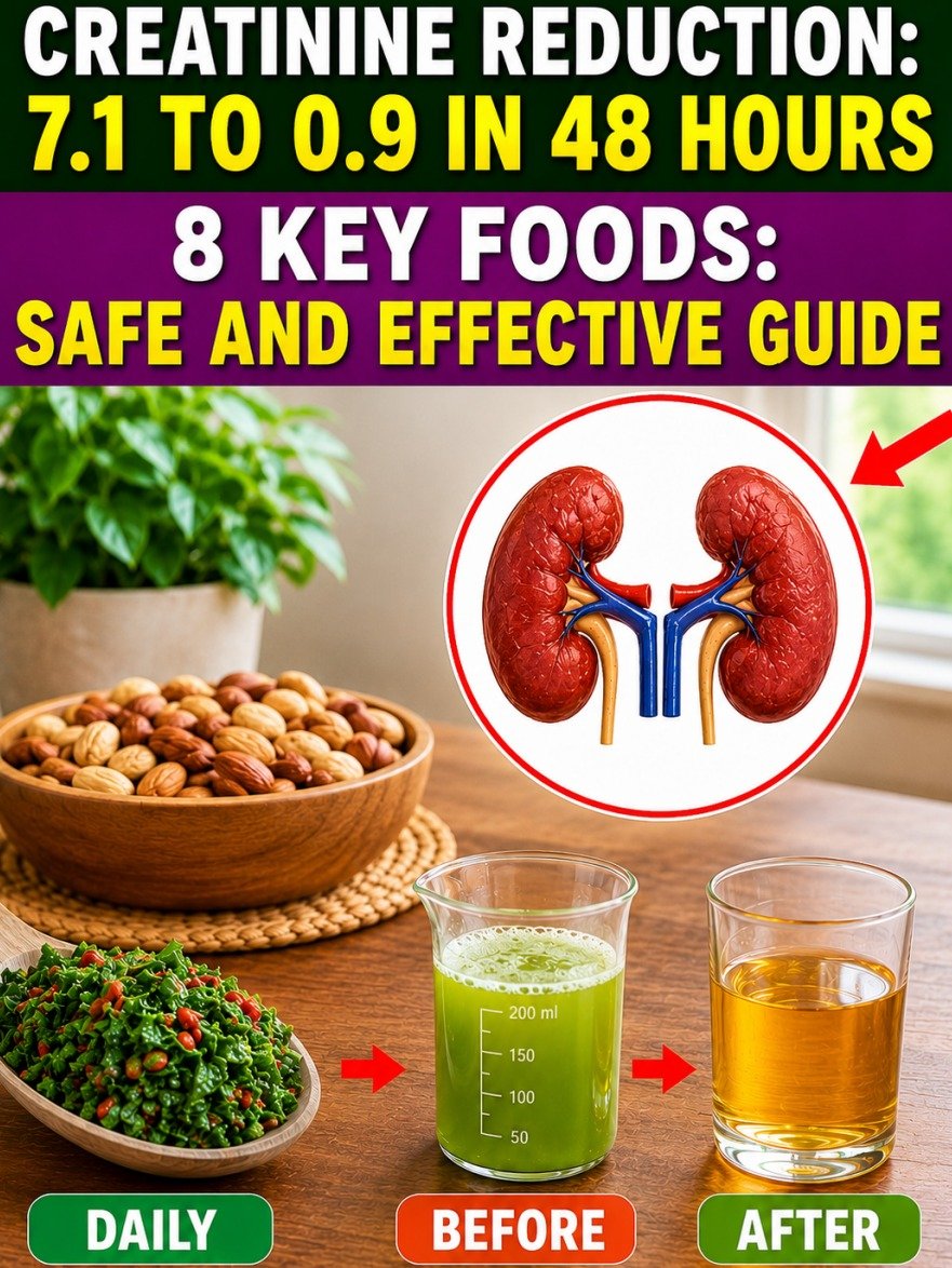 Is Your Creatinine High? These 8 Everyday Foods Could Be Your Kidneys' Secret Weapon (Don't Miss Out!)