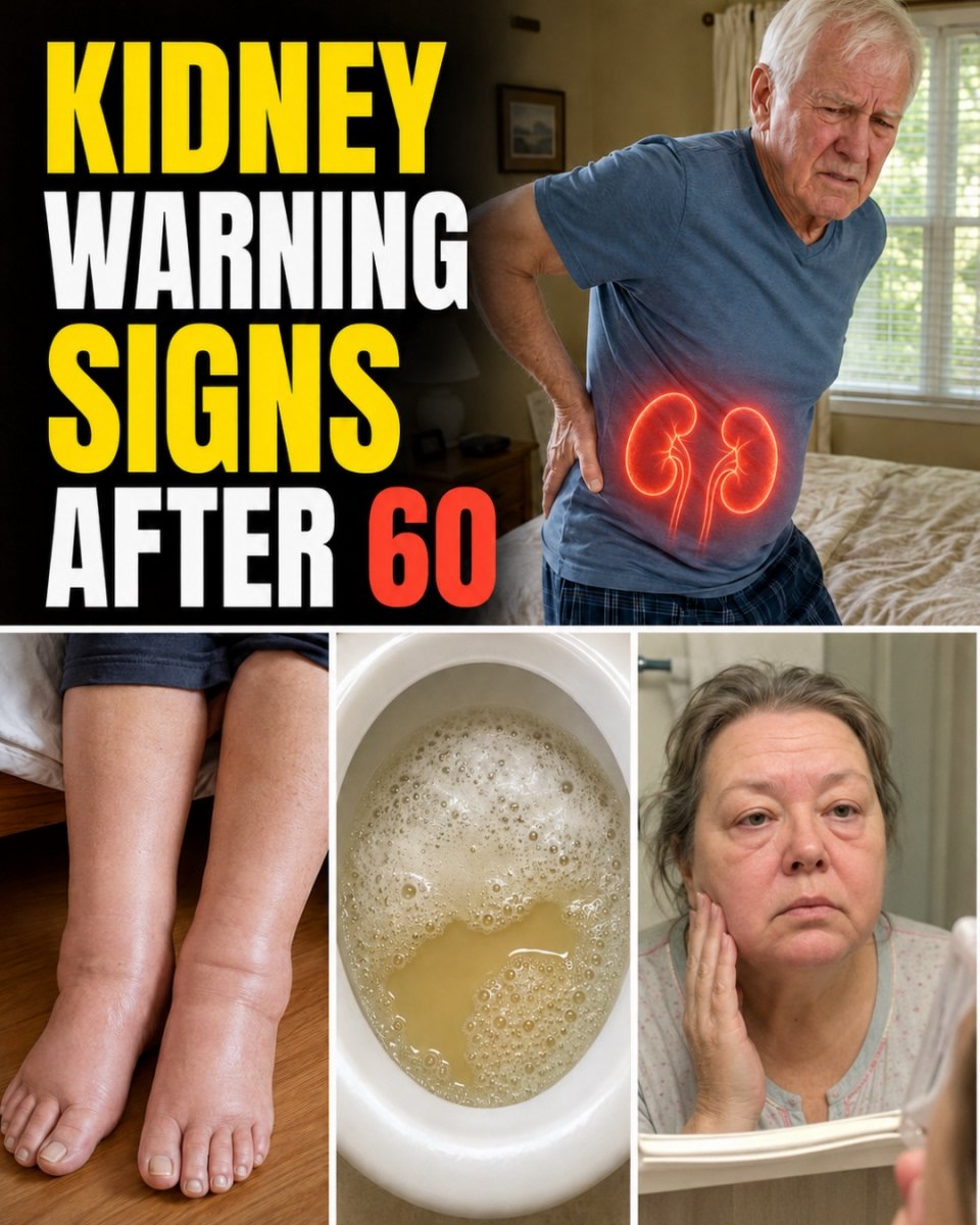 Seniors: Stop! These 4 "Normal Aging" Signs Are Actually Kidney Red Flags You CANNOT Afford To Miss