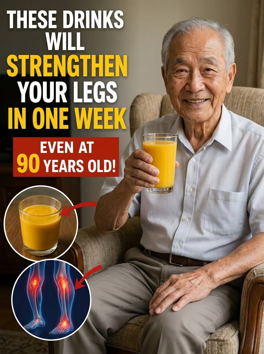 The Unseen Culprit Behind Senior Leg Weakness: 3 Everyday Drinks That Could Restore Your Mobility & Confidence!