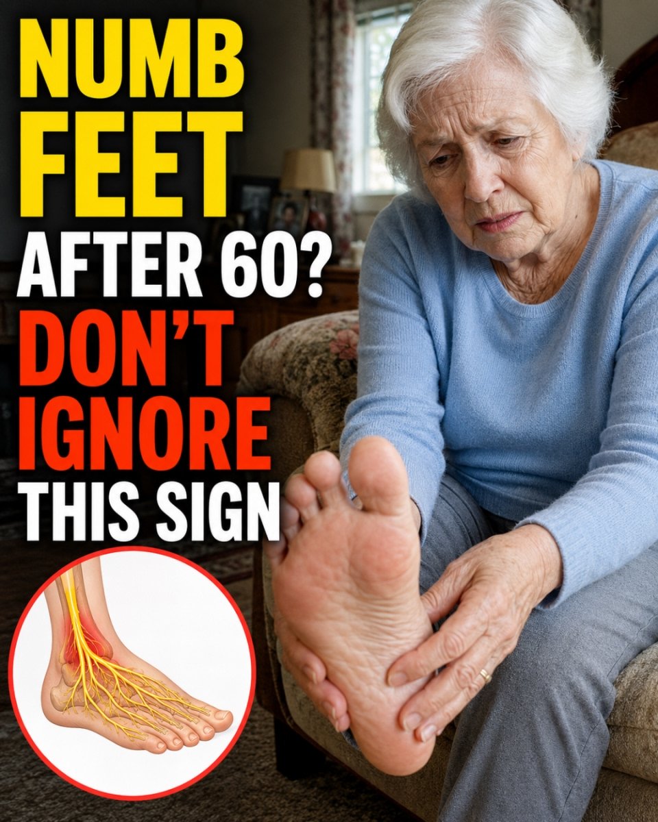 Warning: If You're Over 60 and Your Feet Feel Numb, This Is The Urgent Message They're Sending You