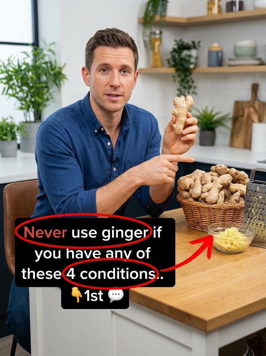 Your Daily Ginger Habit: Is It Helping or Harming You? 4 CRITICAL Health Conditions Where This Superfood Turns DANGEROUS After 60!