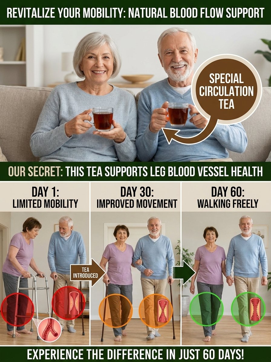 The #1 Daily Habit for Stronger Legs & Unshakeable Balance After 60 (It's Just 3 Teas!)