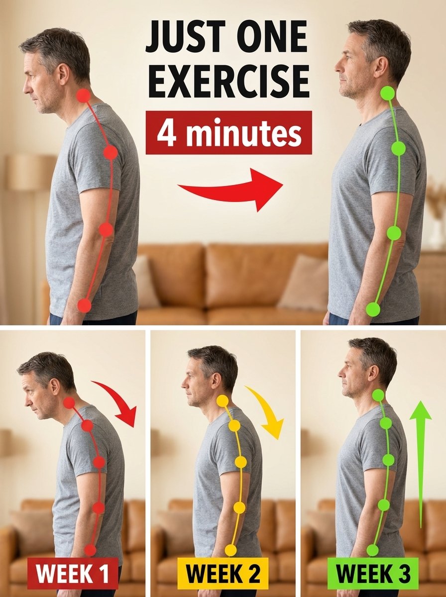 The 4-Minute Japanese Secret That Could Erase Your 'Neck Hump' and Forward Head After 60 (Don't Miss This!)