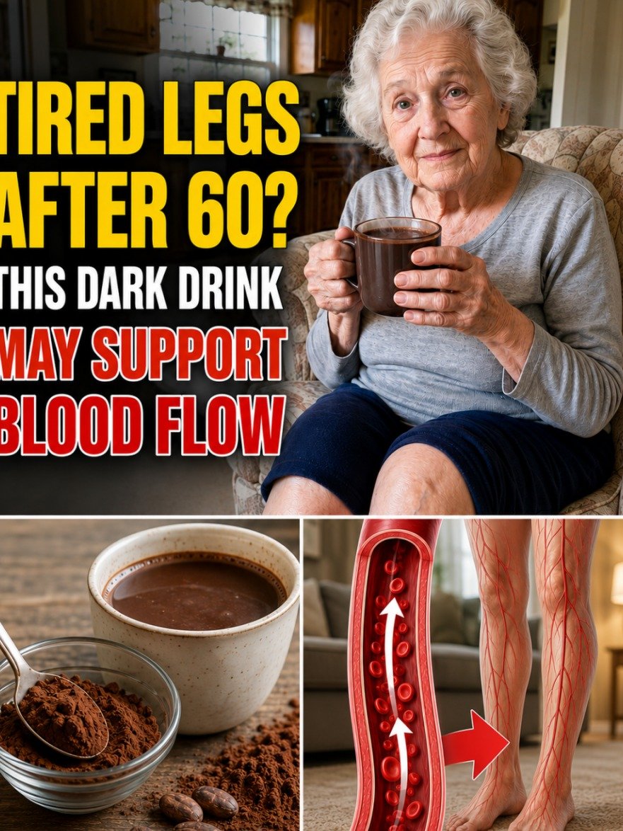 Tired Legs After 60? The 5-Minute Dark Drink That Could REVOLUTIONIZE Your Daily Energy!