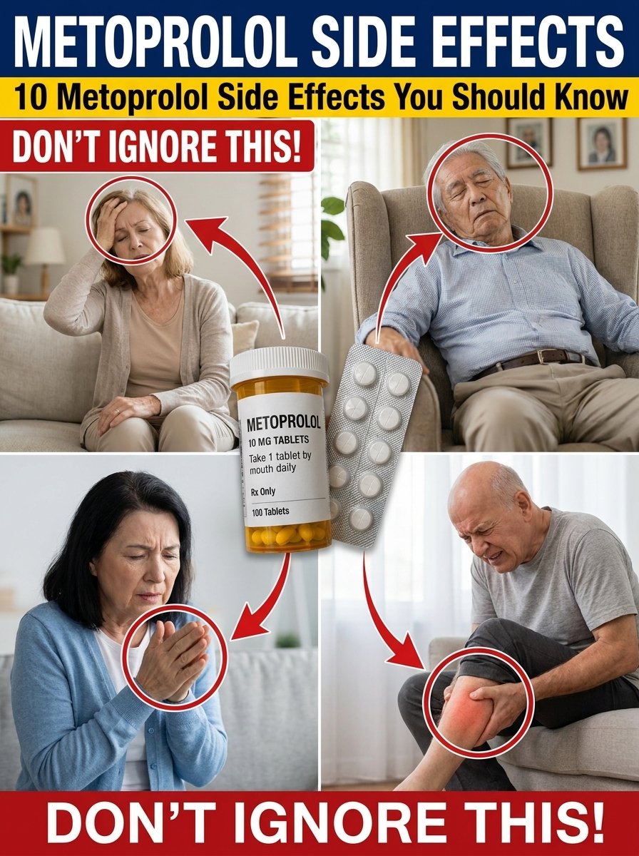Is Metoprolol Making You Feel Worse? 10 HIDDEN Side Effects That Are Quietly Stealing Your Quality of Life